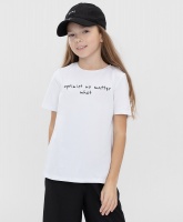 Футболка белая Button Blue, школьная форма для девочек  фото, kupilegko.ru